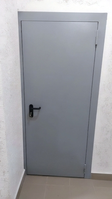 Дверь базового серого цвета