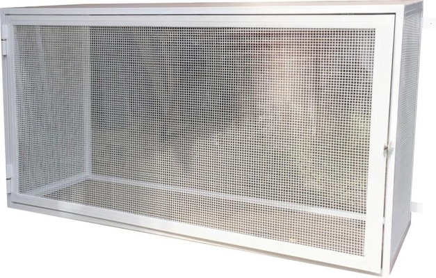 Короб для кондиционера из стальной сетки Короб для кондиционера из стальной сетки